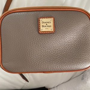 Dooney and Bourke Sawyer Crossbody bag in color elephant (gray)